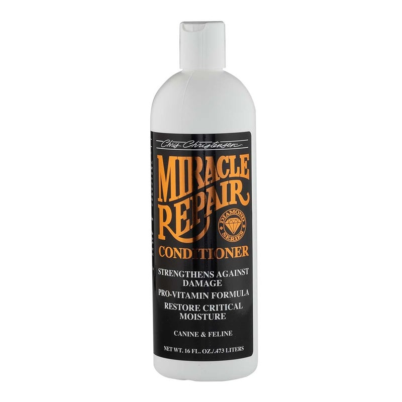 Chris Christensen Diamond Series Miracle Repair Dog Conditioner, Groom Like a Professional, Pro-Vitamin Formula, Provides Maximum Moisture, Use on Both Dogs and Cats, Made in USA, 16 oz - Image 1